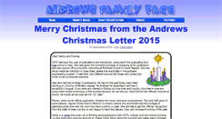 Desktop Screenshot of andrewsfamilypage.com